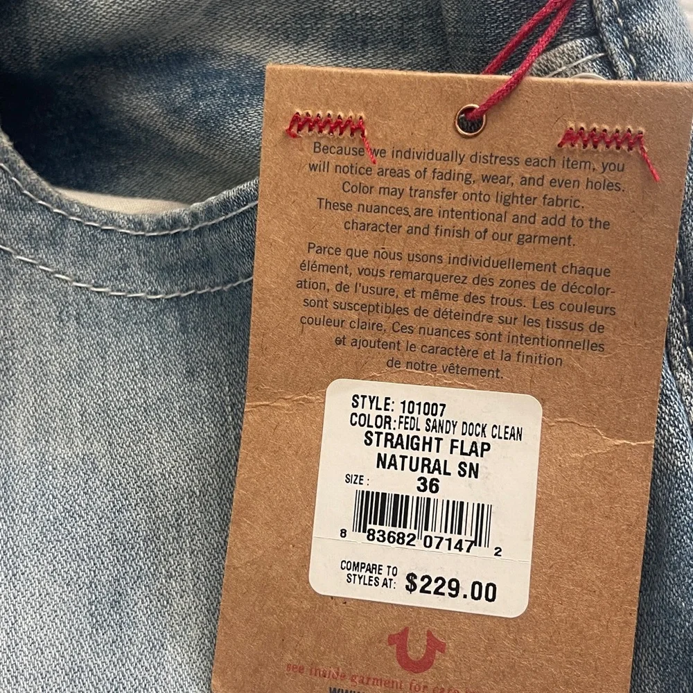 True Religion Faded Denim Jeans